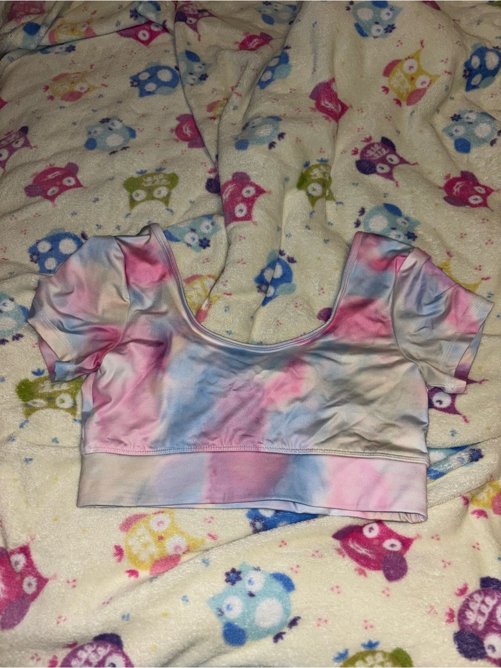 SHEIN Pastel Pink and Light Blue Zip-Up Top
